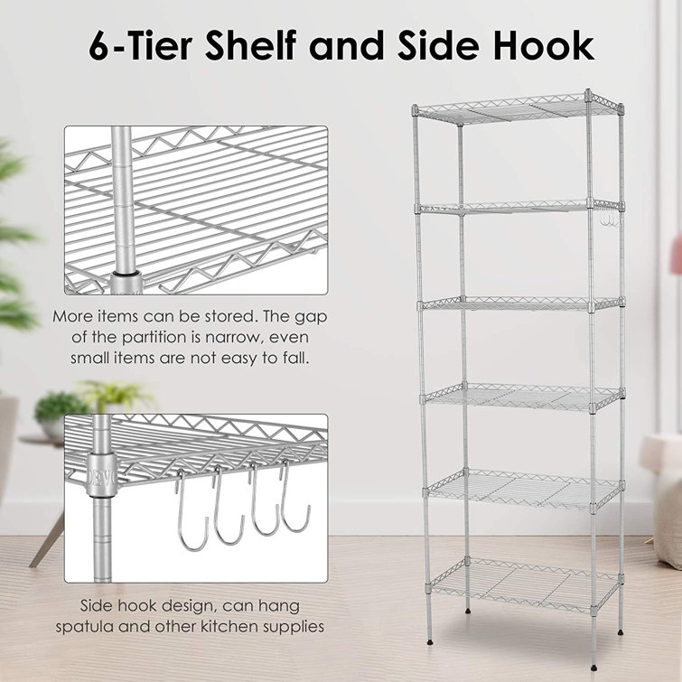 Martens 21.3 W Metal Height Adjustable Shelving Unit